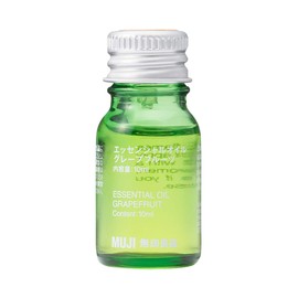 Muji Essential Oil Grapefruit (New), 0.3 fl oz (10 ml) (x1)