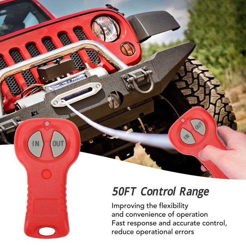 Wireless Winch Remote Control Kit DC12V 24V Efficient Fast Response