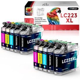 Halloya LC223 Ink Cartridge - Compatible Replacement for Brother LC223 - Brother DCP J4120DW, MFC J4620DW, J4625DW, J5320DW, J5625DW - 10 Pack