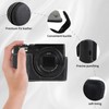 VOVMOEYA for Panasonic Lumix DC-ZS99 Case - PU Leather Scratch-Resistant