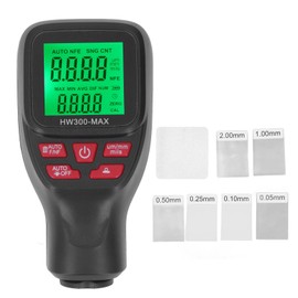 Coating Thickness Tester 0 to 2000UM High Accuracy Efficient Auto Power Off Paint Thickness Gauge for Cars