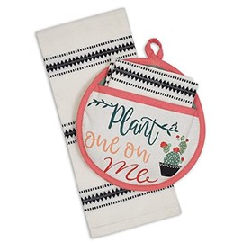 Design Imports Plant One On Me Potholder Gift Set