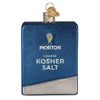 Old World Christmas Morton Kosher Salt Box Glass Ornament for