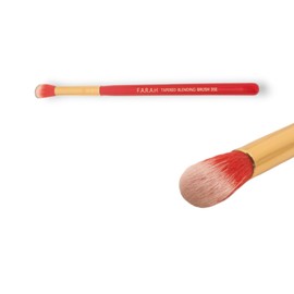 F.A.R.A.H Brushes Premium Quality Tapered Blending 35E Makeup Brush - Perfect For Blending Liquid, Cream, or Flawless Powder Cosmetics - Buffing, Stippling, Concealer (Red)