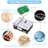 [TIMILAND] Mini Multi-Functional Table Saw S6【Cutter Speed、Angle、0-1/2inch hight Adjustable】with seven
