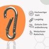 MyIdeaz Carabiner Snap Lock Set of 10-60mm x 6mm Carabiner