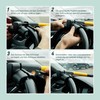 Relaxdays Car Steering Wheel Clamp Adjustable Steering Wheel Lock Car