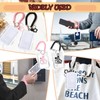 Yitexin 2 Pieces Photocard Holder Keychain with Spring, Bell Star