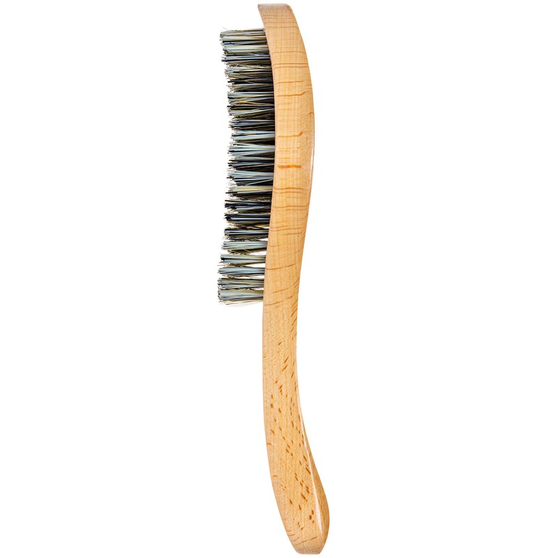 GranNaturals Extra Hard Wave Brush - Curved Boar & Extra