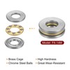 sourcing map 4pcs F6-14M Miniature Thrust Ball Bearings 6mm Bore