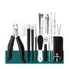 16pcs Pedicure Tools Set Callus Remover Stainless Steel Foot Care