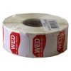 DayMark Day of The Week 1" x 1" Removable Label,