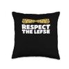 Respect The Lefse Flatbread Norwegian Cuisine Throw Pillow