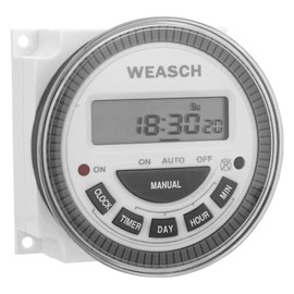 Weasch Timer Switch, CN304, AC 200-250V 16Amp, 5Pins SPDT, Digital LCD Power Programmable Timer Time Relay Switch, Supports 17 Scheduled Times Daily or Weekly (1)