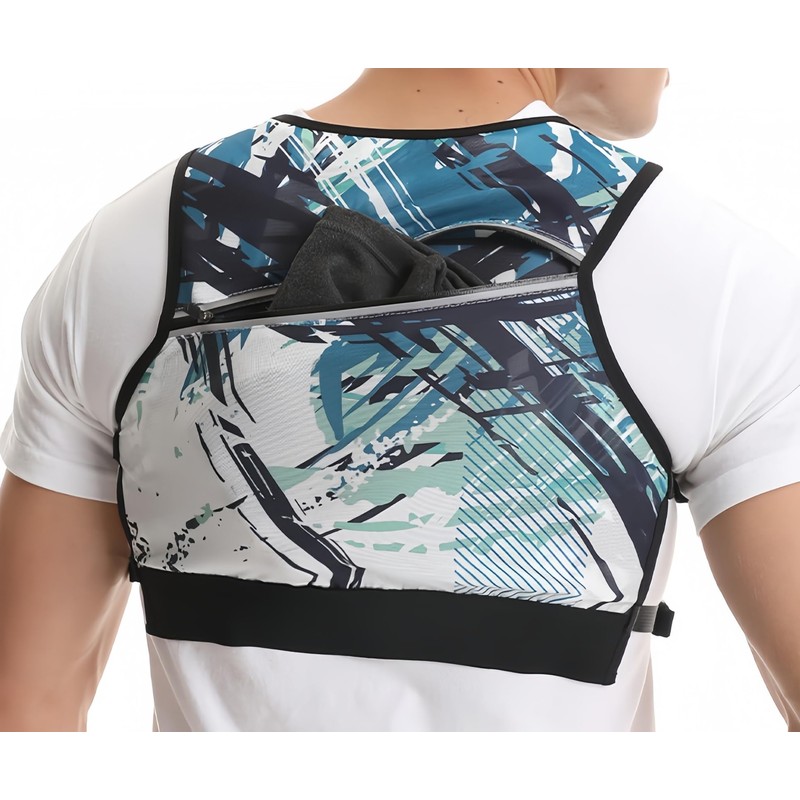 Jormino Hiking Hydration Pack with 2 Water Bottle Holders for