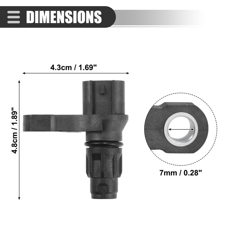 Motoforti Speed Sensor, Transmission Vehicle Speed Sensor, for Nissan Quest
