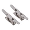DONGKER 2PCS Boat Cord Hook Bases,Stainless Steel Boat Mooring Hooks