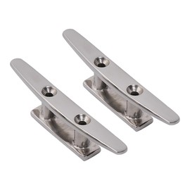 DONGKER 2PCS Boat Cord Hook Bases,Stainless Steel Boat Mooring Hooks for Marine Boat Dock Yacht Accessories