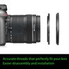 SKYZHENG 49mm to 77mm Step up Ring Filter Adapter Metal