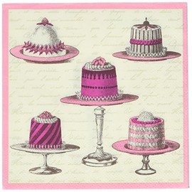 Paperproducts Design Soiree Paper Beverage Cocktail Napkin, 5 by 5-Inch