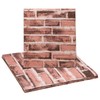 sourcing map 10pcs 3D Brick Effect Wall Panels 14.5 Sq
