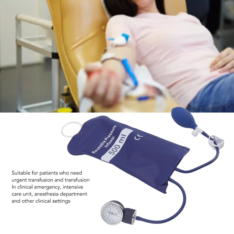 Pressure Infusion Cuff Reusable Infuser for Transfusion Emergency Surgery Salvage