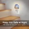 sndheke Beautiful White Lighthouse Night Light Plug into Wall, Ocean