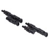 1 Pair Solar Branch Connector Panel Parallel Connection Cable Splitter