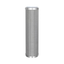 Amwater Stainless Steel Cleanable Wire Mesh Filter Cartridge 10”Length,2.5"OD(5 Micron)