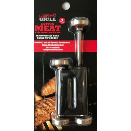 Expert Grill 4-Pack Button Meat Thermometers -2 Beef & 2 Poultry - NEW