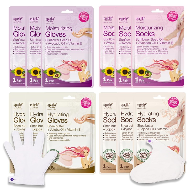 Epielle - Guante y calcetines, Glove Sock Combo-12pk