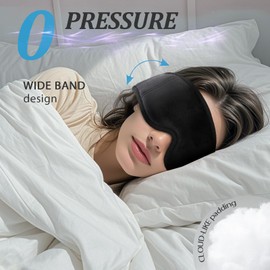 Sleep Mask, Soft 3D Eye Mask for Sleeping, Travel, Relax,Yoga, Meditation,Nice Sleep Gifts for Men Women Teens