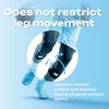 LP SUPPORT IM710 Shield Padded Leg Compression Sleeve, Ergonomic Knee