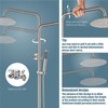 Aolemi Outdoor Shower Faucet SUS304 Shower Fixture Combo Set Stainless