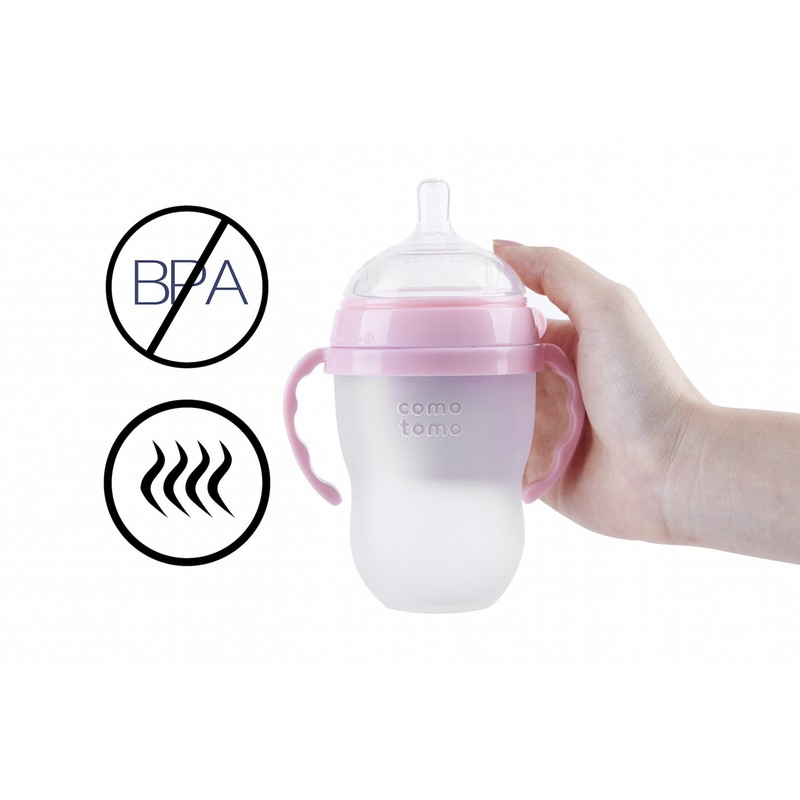 Compatible Baby Bottle Handle for Comotomo Bottles 8 oz &