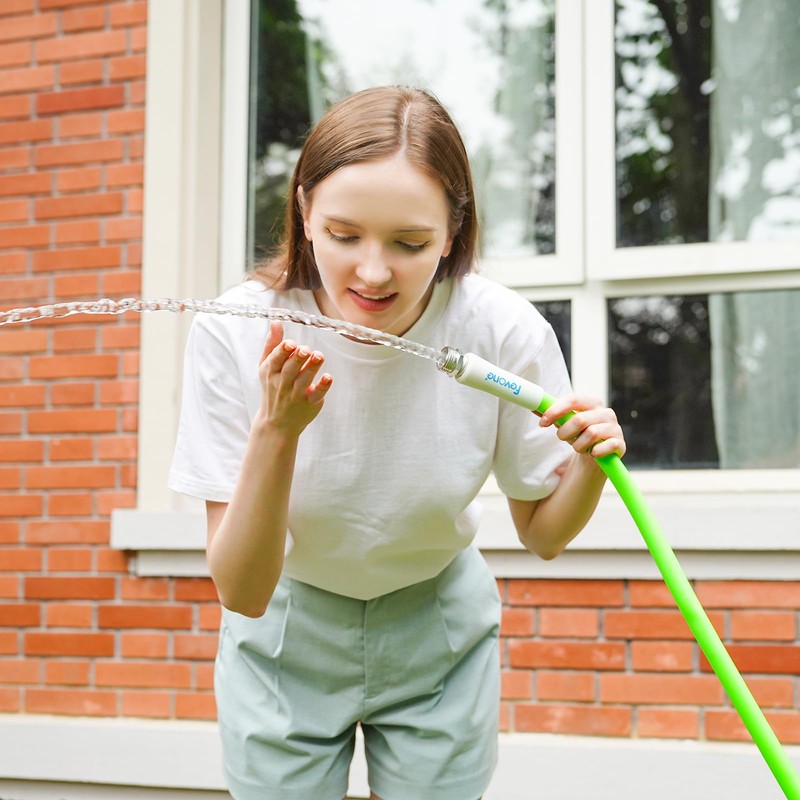 Fevone 25ft Heavy Duty Garden Hose – 5/8" ID, Burst