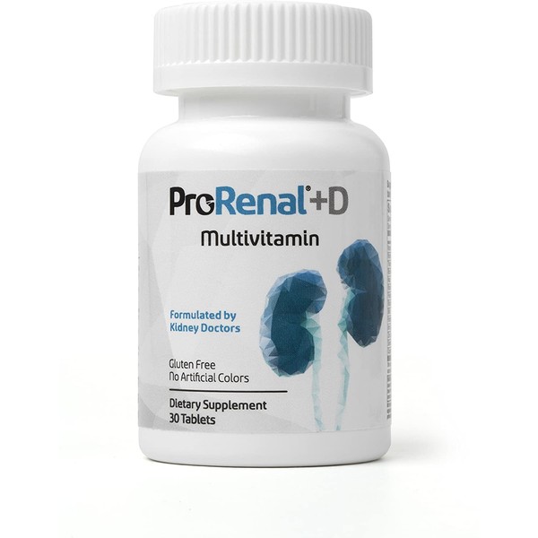 Nephroceuticals ProRenal+D Kidney Multivitamins 30-Day Supply