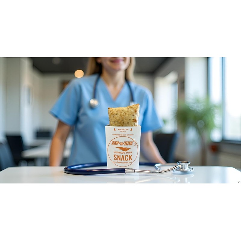 Zap-n-Tote. Convenient, Disposable, Microwaveable Crisping Sleeve for foods like Hot