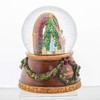 Nutcracker Glitterdome 6 x 4.5 Resin 100MM Snow Globe Plays