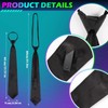 XGOOD Light Up Tie Rechargeable Fiber Optic Fabric Led Tie