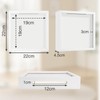 WISYOK 3D Picture Frame for Filling 22 x 22 cm,
