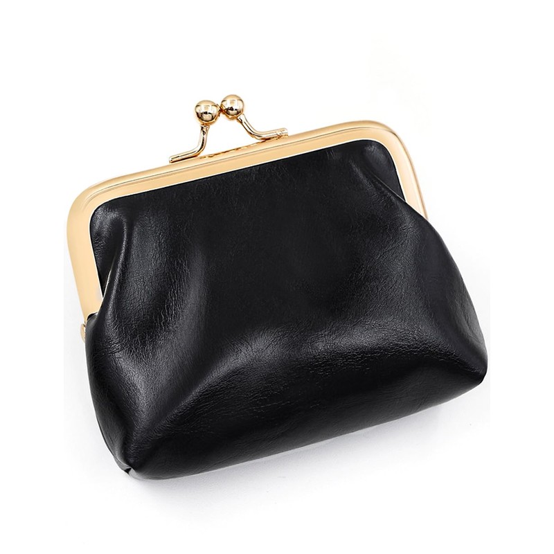 Monedero pequeño para mujer, Negro