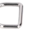 120Pcs Metal D Rings Seamless Interface Strong Load Bearing Gold