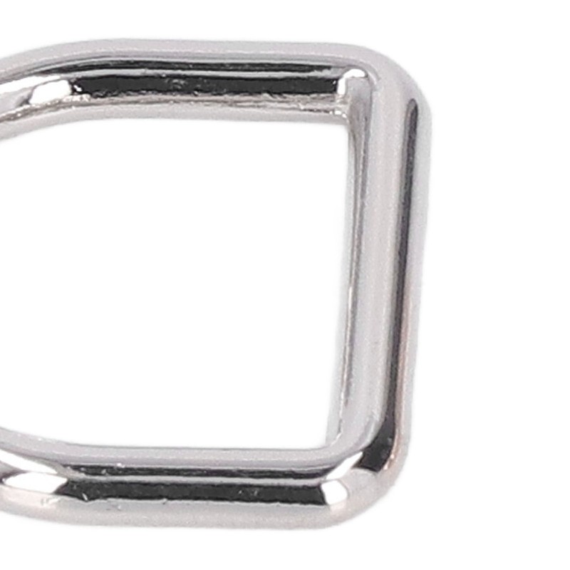 120Pcs Metal D Rings Seamless Interface Strong Load Bearing Gold