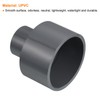 PATIKIL PVC Reducer Pipe Fitting 50x25mm, 4 Pack Straight Coupling
