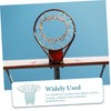 BIUDECO Outdoor Indoor Basketball Net Heavy Duty Iron Frame Luminous