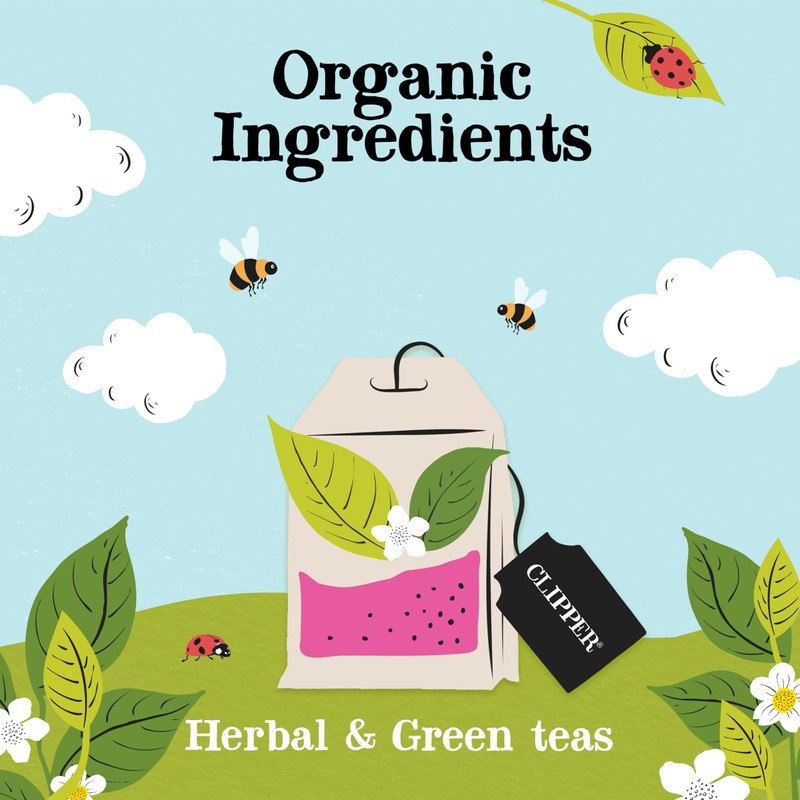 Clipper Tea: Organic Herbal & Green Tea Set, Gift Box