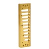 Dilwe Harmonica Comb, Metal Harmonica Comb 10-Hole Blues Harp Comb