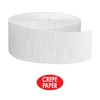 FR Festive Crepe Streamer (white) Party Accessory (1 count) (1/Pkg)