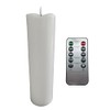 AFINETH 4" x 14" Flameless Pillar Candles with Remote, Plastic